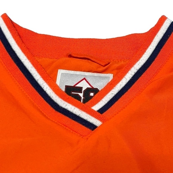 Vintage Auburn Tigers Embroidered 58 Sports Orange Pullover Windbreaker Size XL - Picture 12 of 14